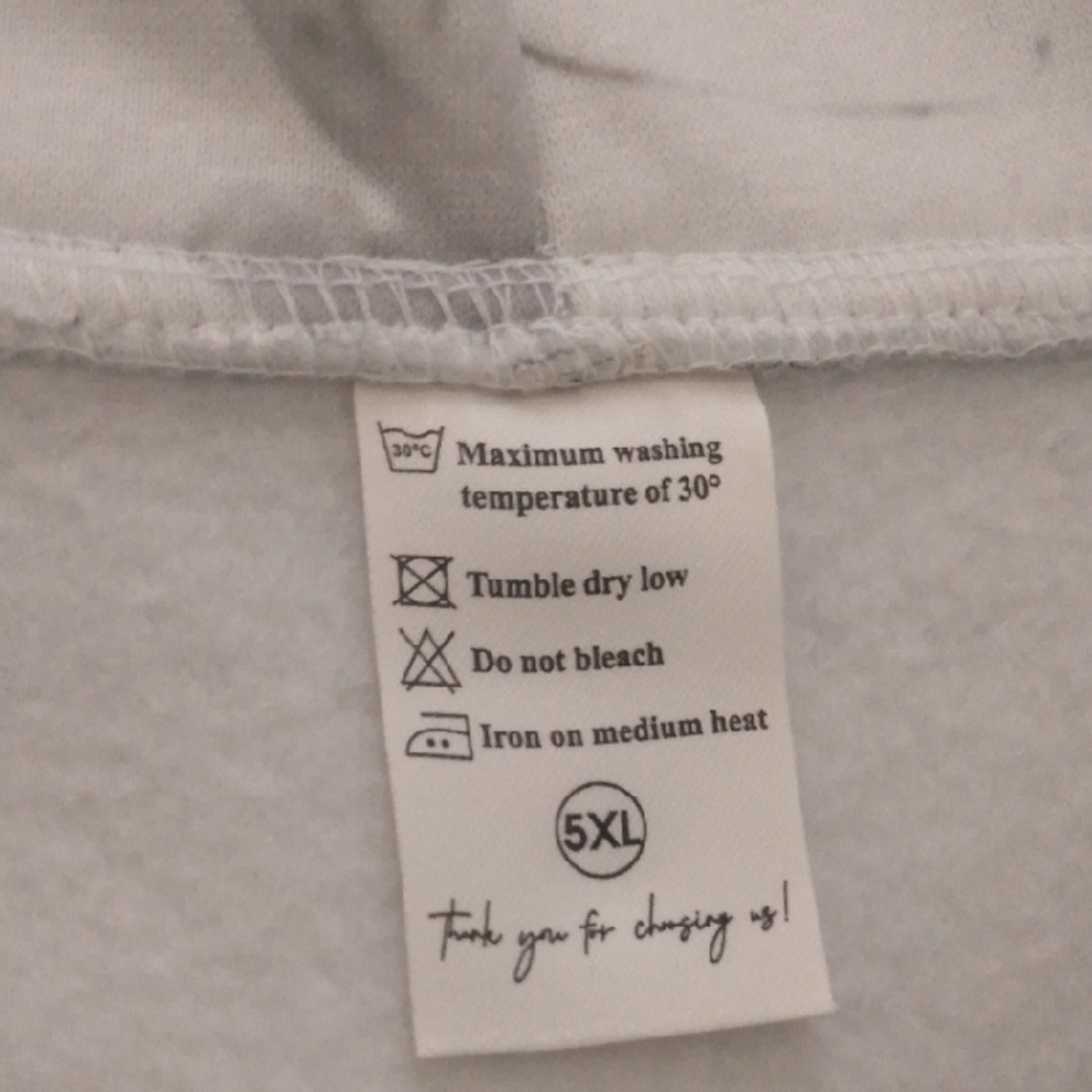 White and Gray Zip-Up Camo Hoodie - Picture 2 of 7